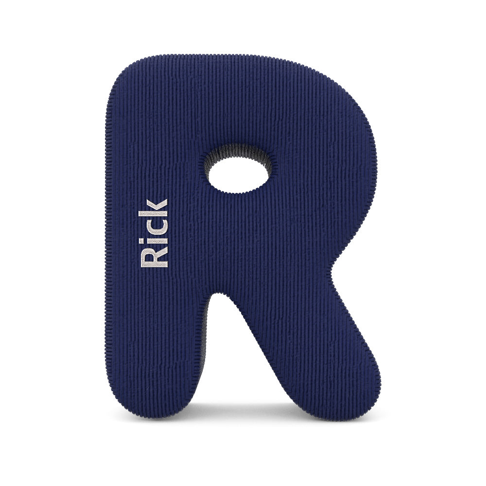 Personalized Alphabet Letter Pillow with Embroidery Name Custom Initial Cushion Unique Gifts