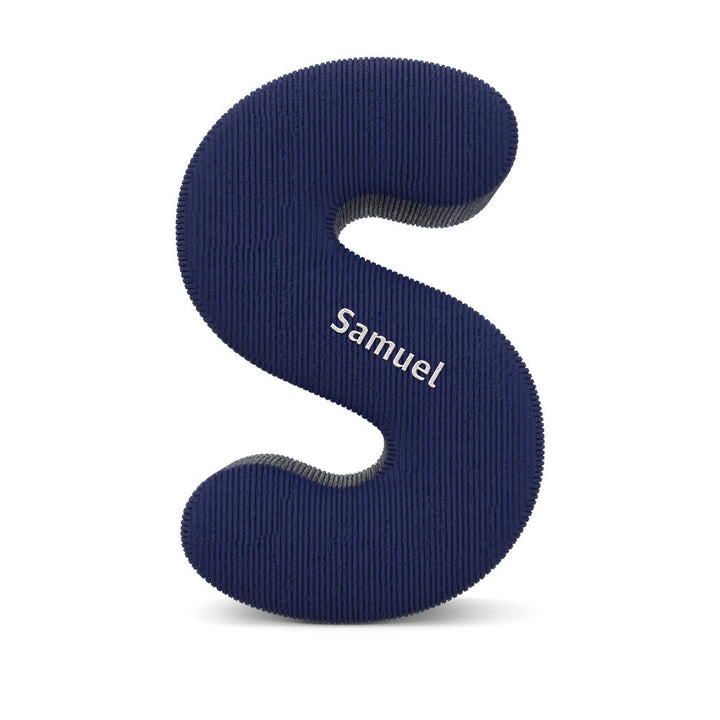 Personalized Alphabet Letter Pillow with Embroidery Name Custom Initial Cushion Unique Gifts