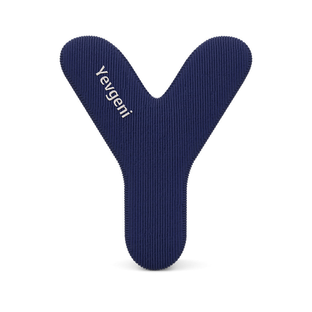 Personalized Alphabet Letter Pillow with Embroidery Name Custom Initial Cushion Unique Gifts