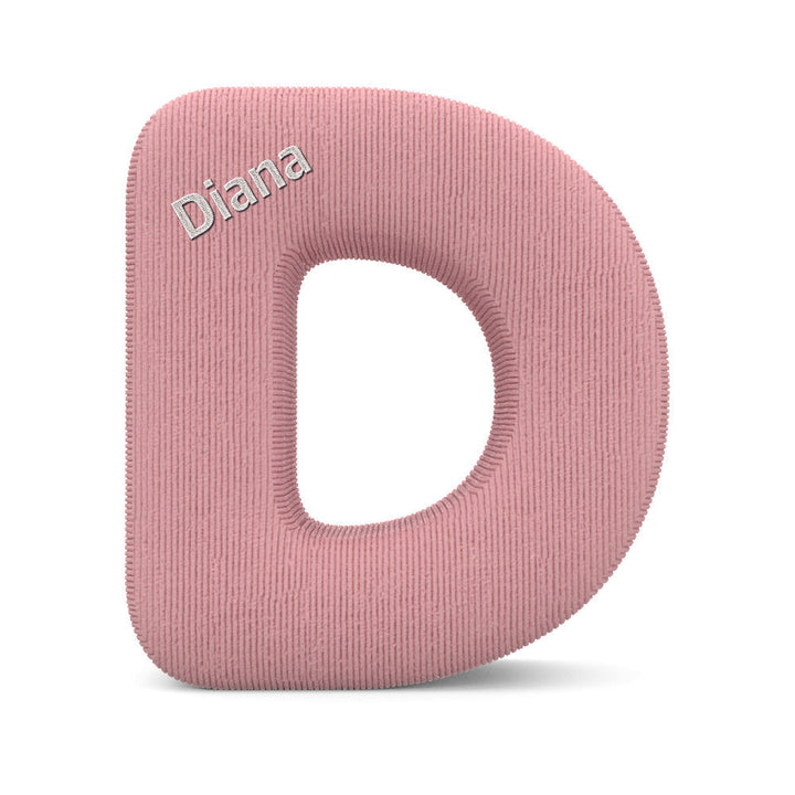 Personalized Alphabet Letter Pillow with Embroidery Name Custom Initial Cushion Unique Gifts