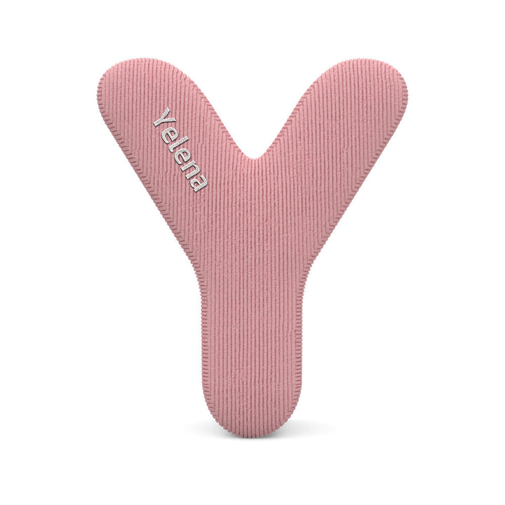 Personalized Alphabet Letter Pillow with Embroidery Name Custom Initial Cushion Unique Gifts