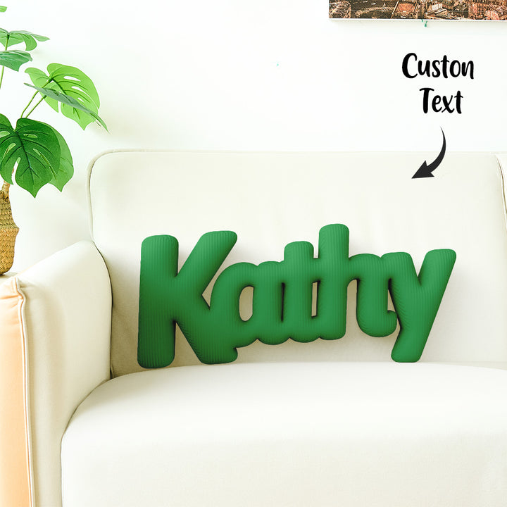 Custom Multi-Letter Pillow 2–5 Letters Shaped Pillow – Personalized Name Cushion Gift