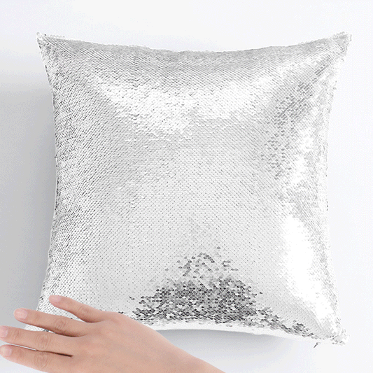 Custom Photo Magic Sequin Pillowcase Cover Only (Insert Not Included) – Multiple Colors