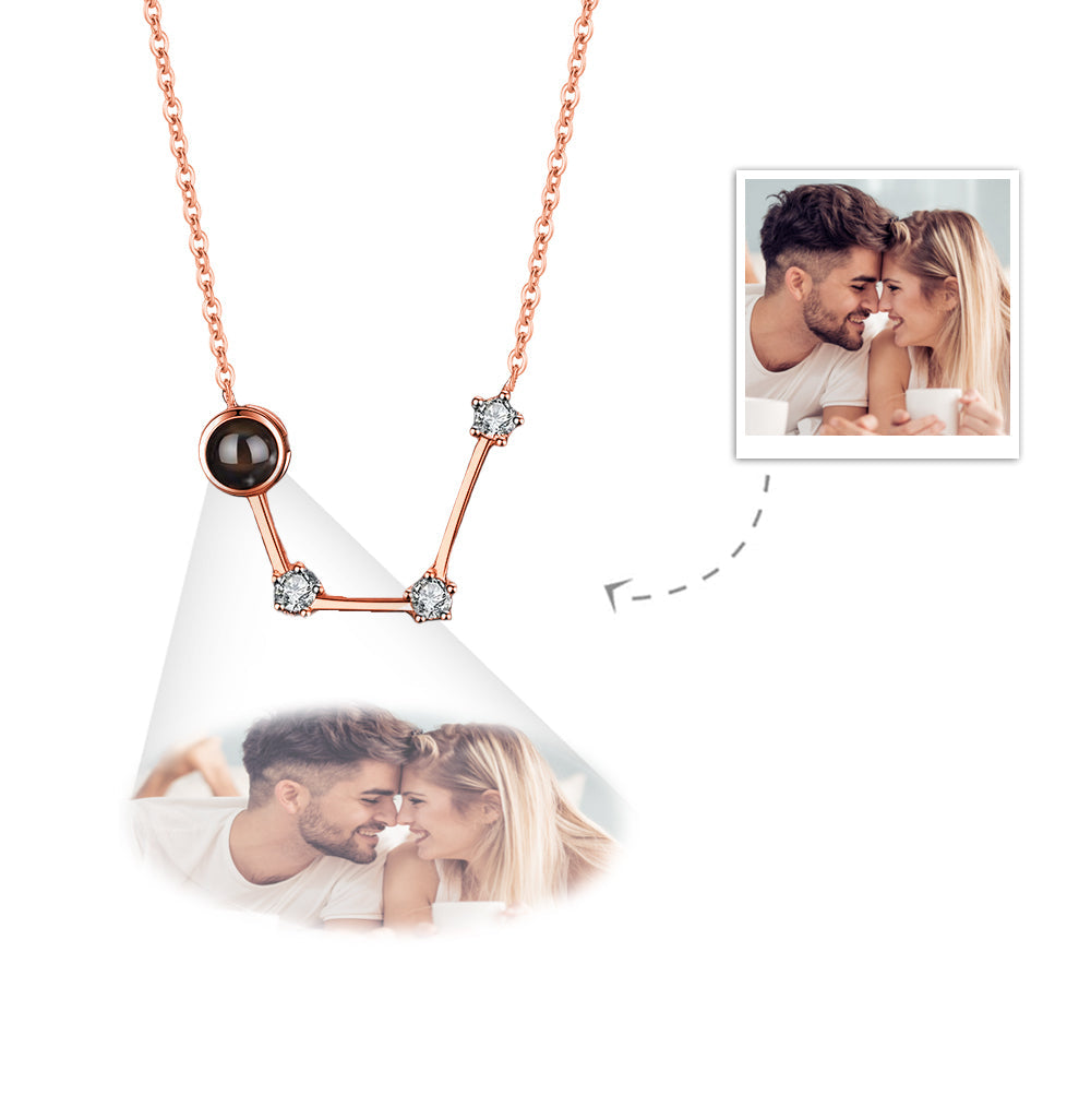 Custom Projection Necklace Constellation Photo Necklace Creative Gift
