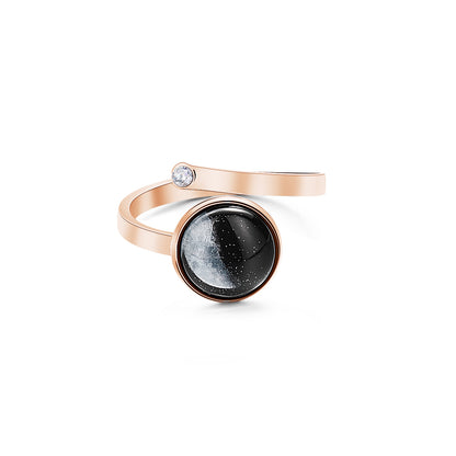 Custom Moon Phase Ring Luminous Ring Gift for Her Birthday Gift Valentines Gift Anniversary Gift