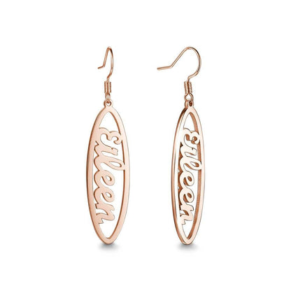 Custom Name Drop Earrings