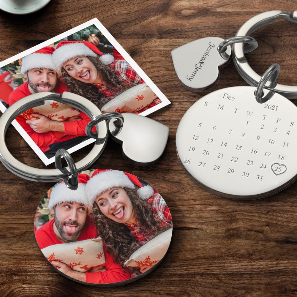Calendar Keychain Custom Picture Keychains Custom Graduation Gifts