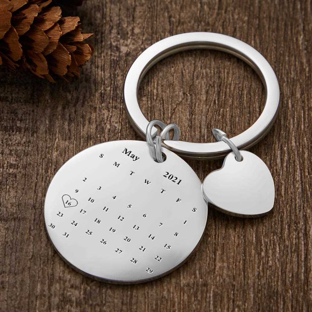 Calendar Keychain Custom Picture Keychains Custom Graduation Gifts