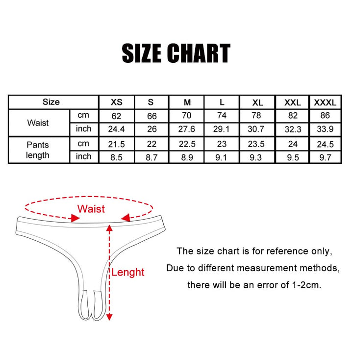 Custom Text Crotchless Panty Naughty Women Underwear Gift for Her