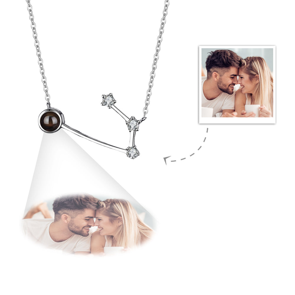 Custom Projection Necklace Constellation Photo Necklace Creative Gift