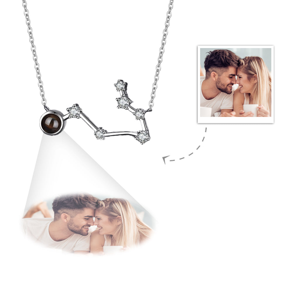 Custom Projection Necklace Constellation Photo Necklace Creative Gift