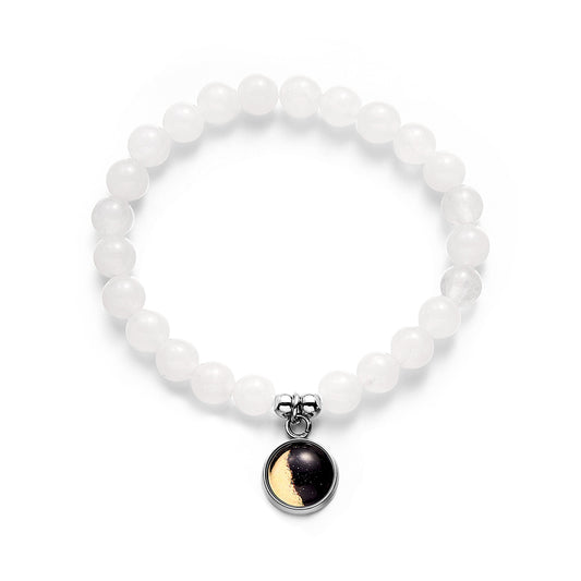 Custom Moon Phase Beads Bracelet Luminous Bracelet Gift for Her