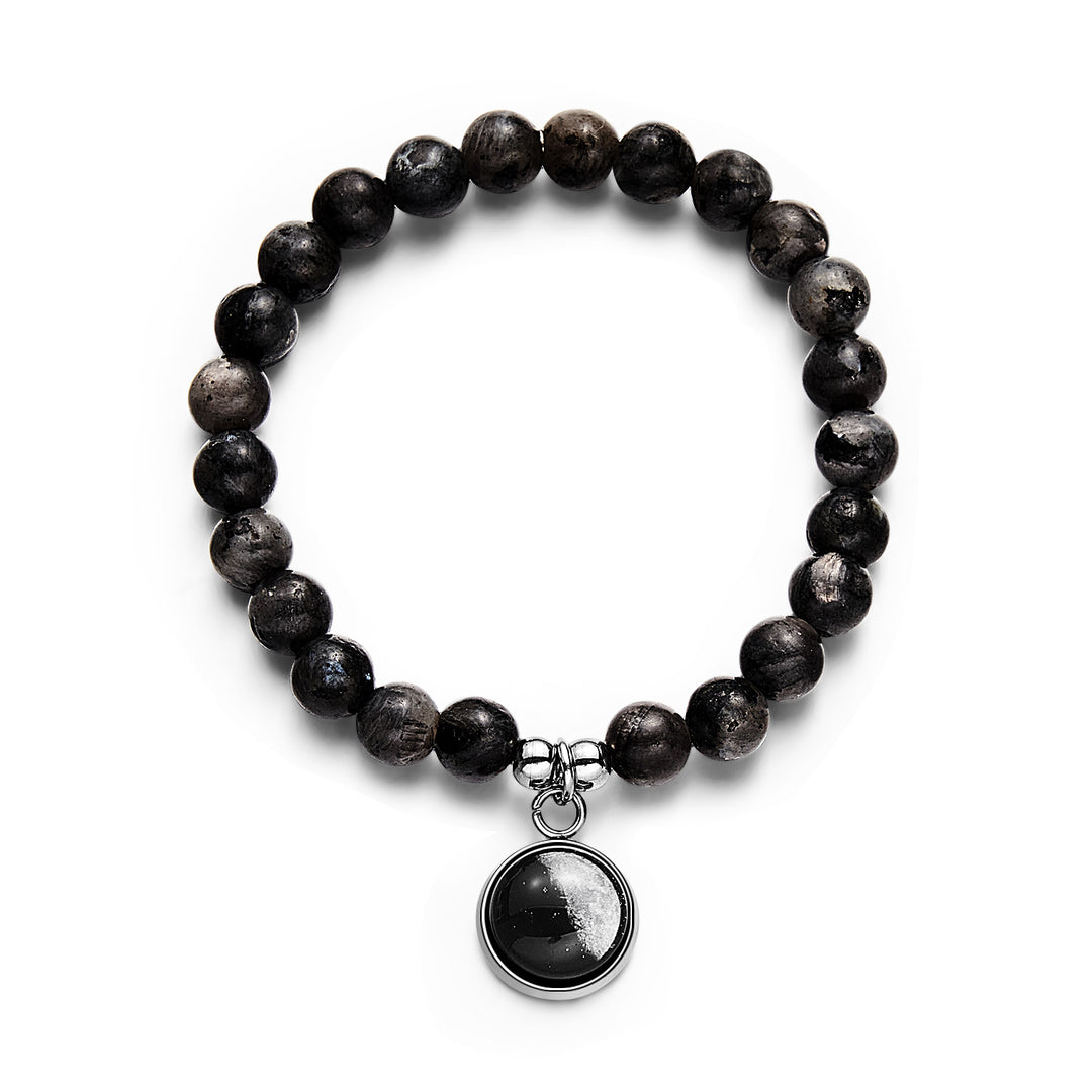 Custom Moon Phase Beads Bracelet Luminous Bracelet Gift for Her