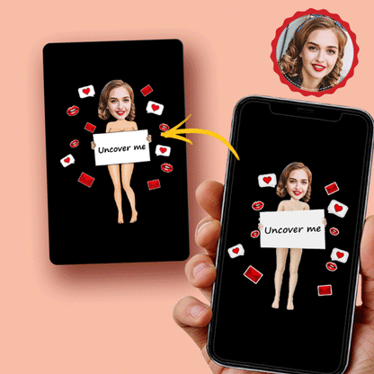 Scannable AR VR Animation 3D Card Virtual Reality Animation AR Graphic Cards Uncover Me