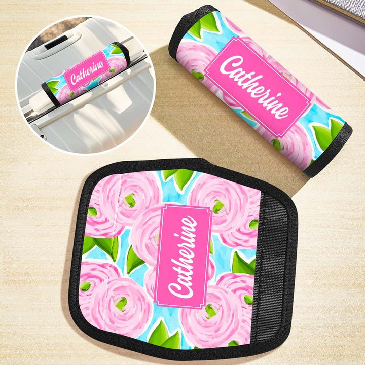 Personalized Vacation Element Luggage Handle Wraps Travel Accessories Gift for Travel Lovers