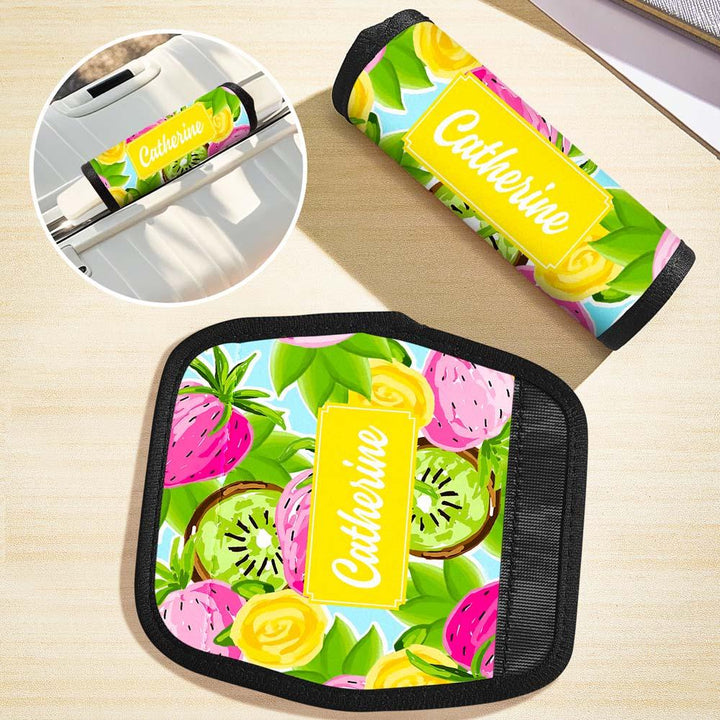 Personalized Vacation Element Luggage Handle Wraps Travel Accessories Gift for Travel Lovers