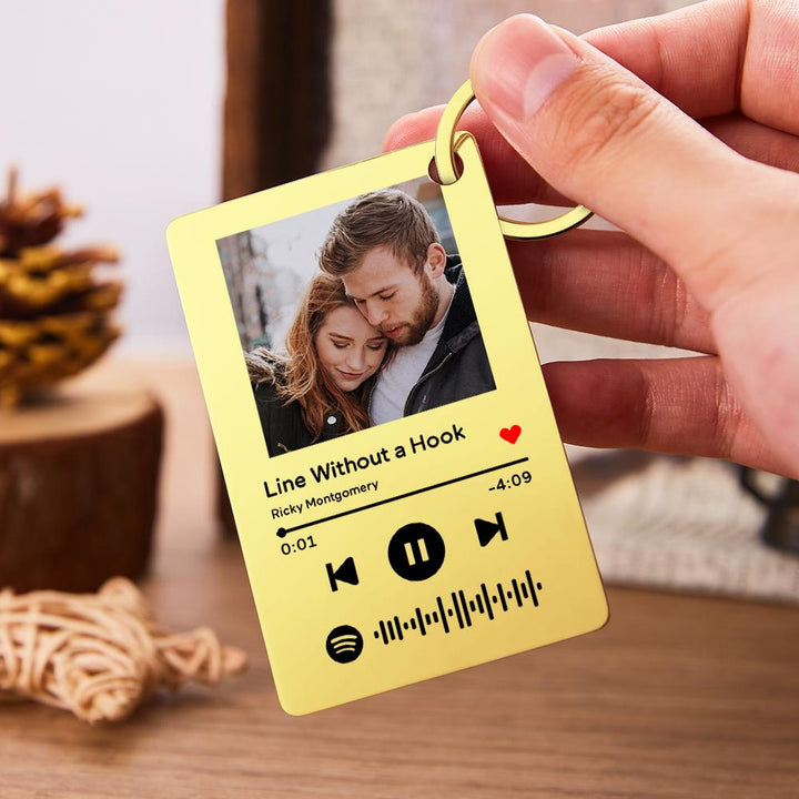 Custom Keychain With Picture Valentine's Day Birthday Gifts Personalized Keychains for Men Women