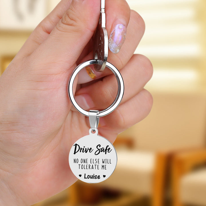 Custom Photo Keychain Custom Name Keychain for Husband Anniversary Gift