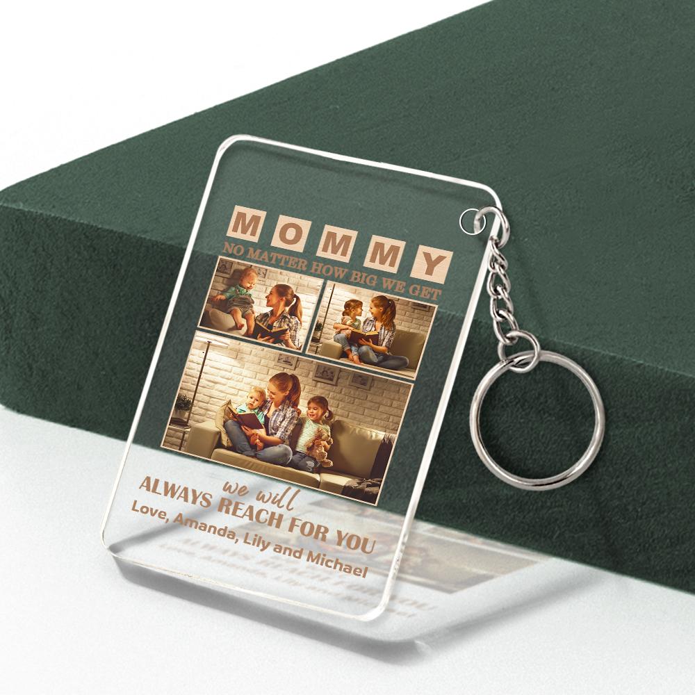 Mother's Day Gift Custom Photo Keychian/Plaque/Night Light For Mom