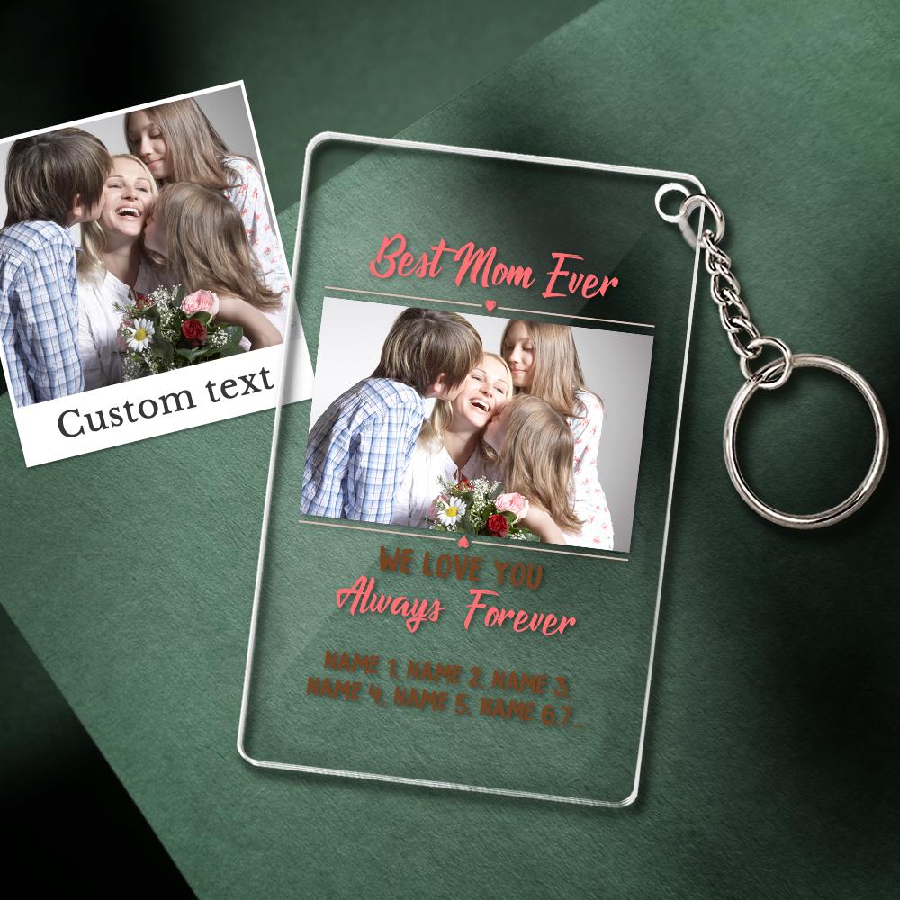 Mother's Day Gift Custom Photo Keychian/Plaque/Night Light For Mom