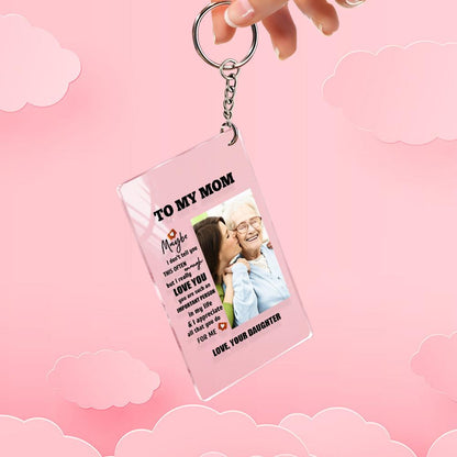 Mother's Day Gift Custom Photo Keychian/Plaque/Night Light For Mom