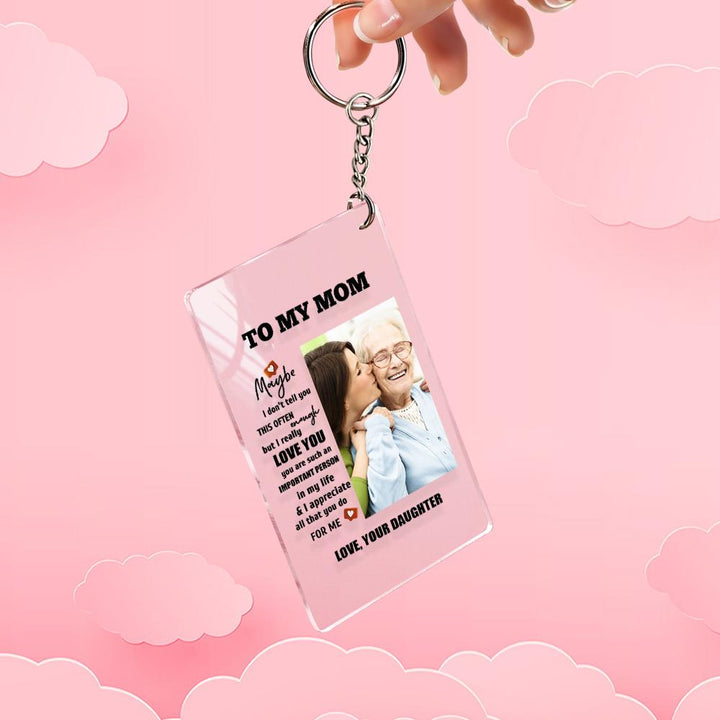 Mother's Day Gift Custom Photo Keychian/Plaque/Night Light For Mom