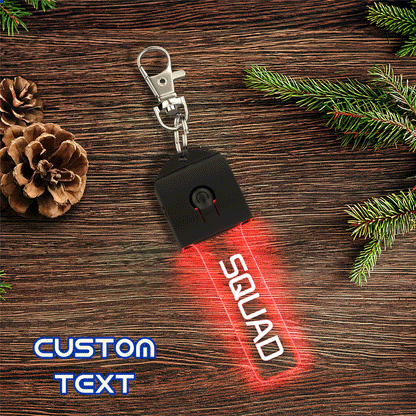 Custom Engraved Flash LED Light Keychain