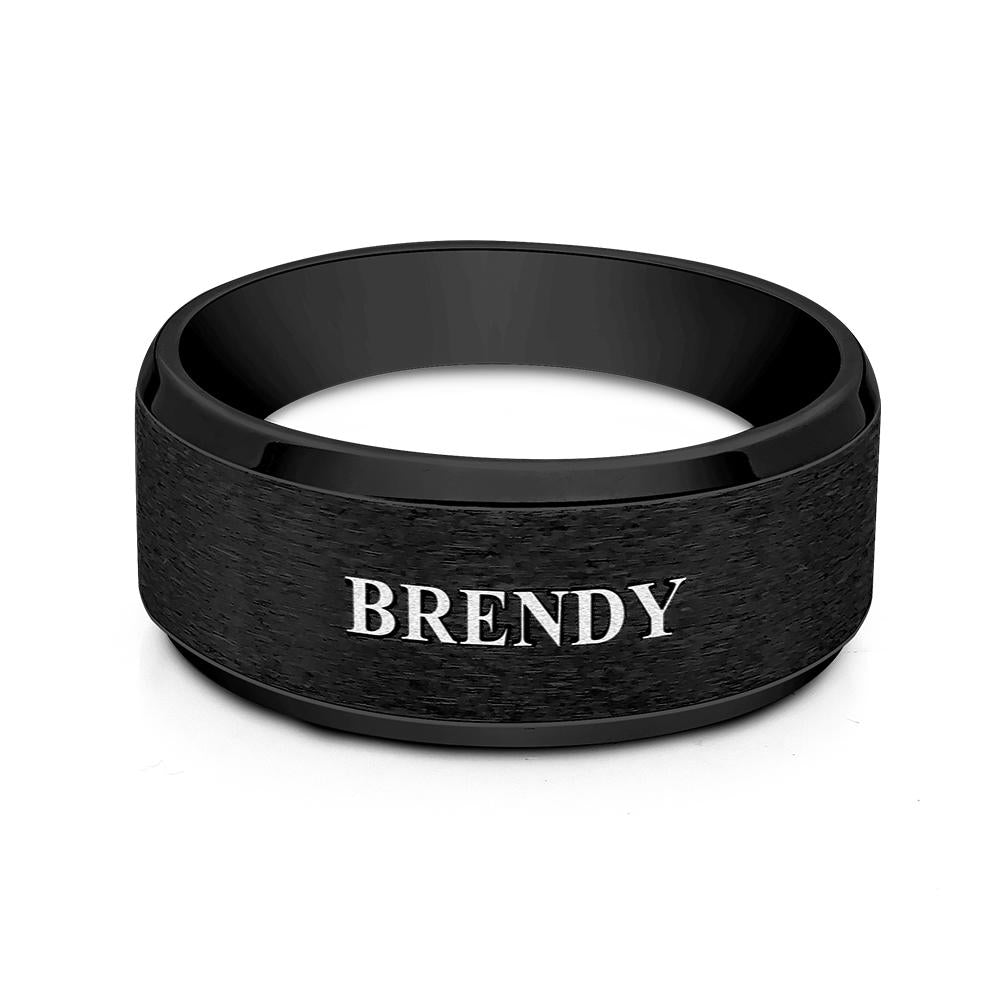 Personalized Name Ring Custom Engagement Ring Men's Personalized Ring