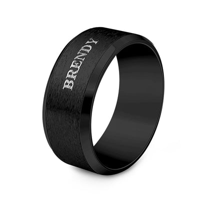 Personalized Name Ring Custom Engagement Ring Men's Personalized Ring