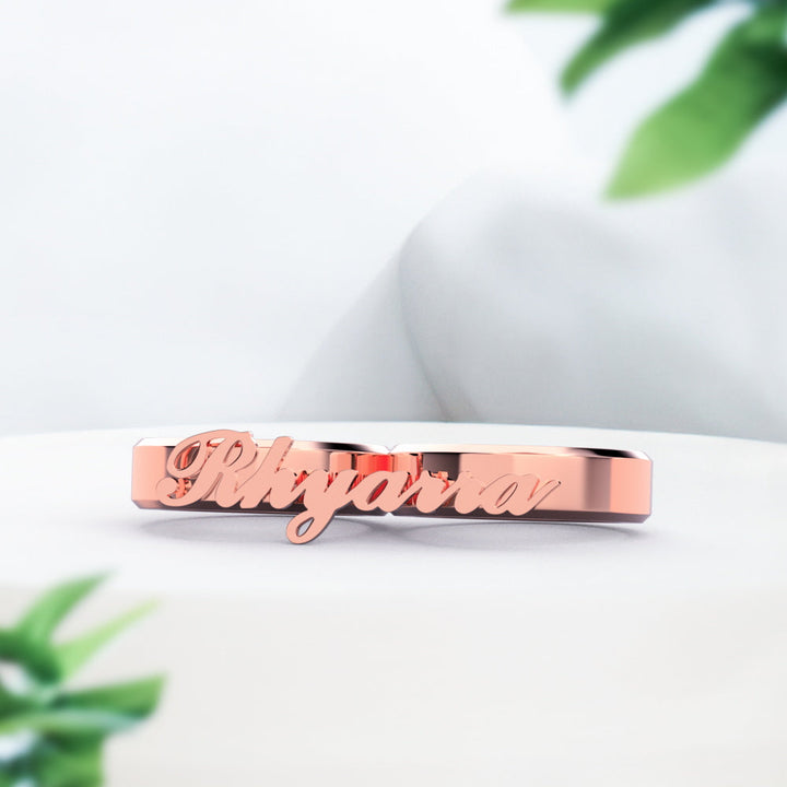 Engravable Double Fingers Ring Two Fingers Ring