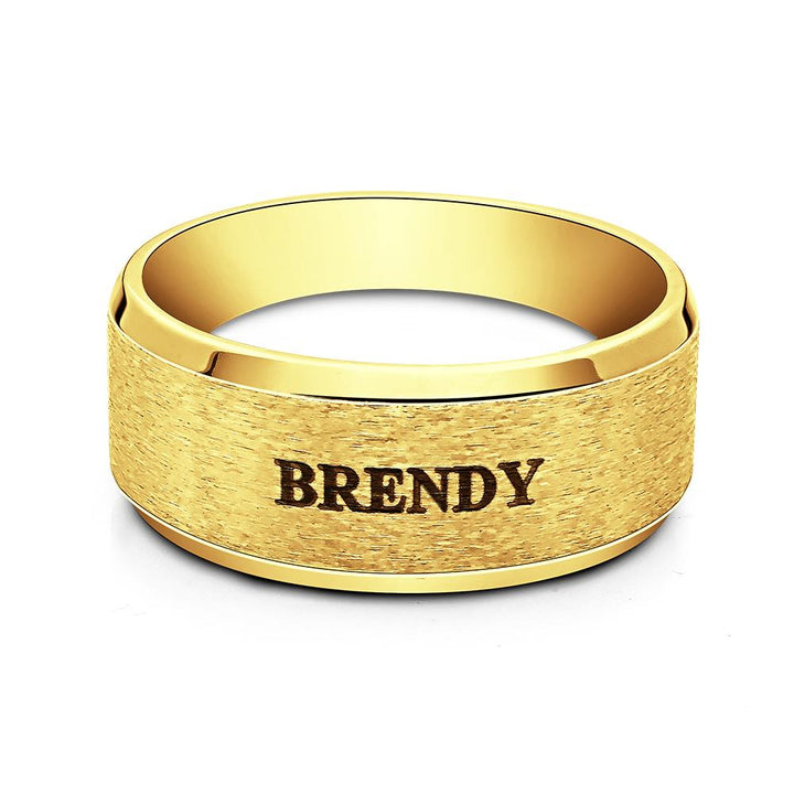 Personalized Name Ring Custom Engagement Ring Men's Personalized Ring
