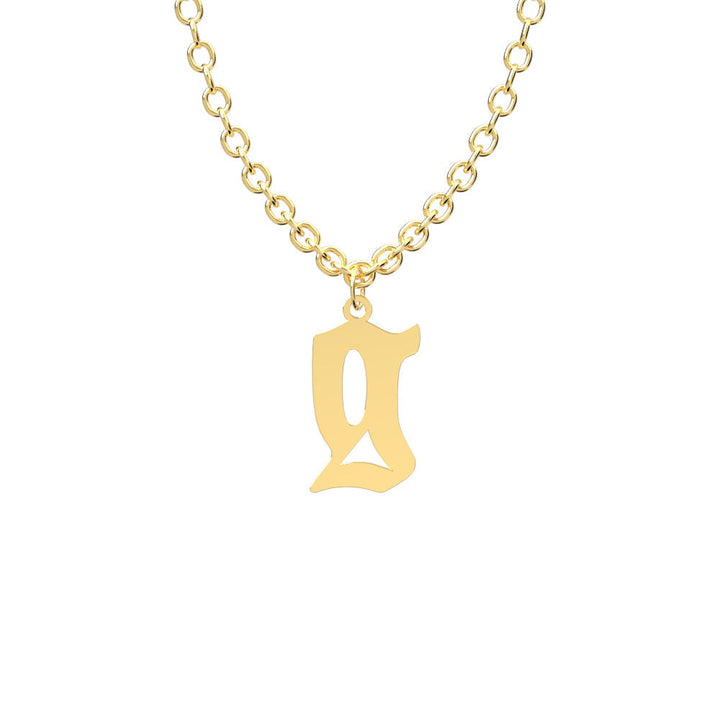 Custom Initial Necklace Personalized Letter Necklace Gift