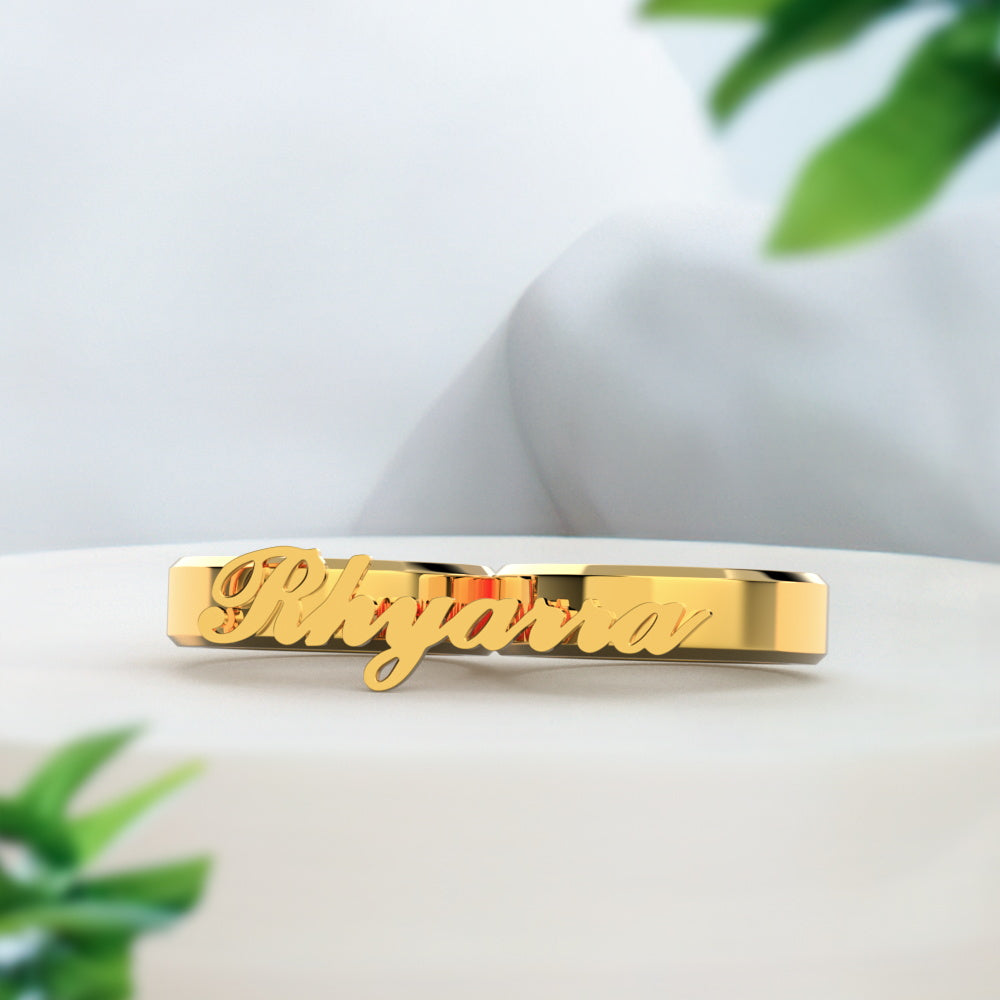 Engravable Double Fingers Ring Two Fingers Ring