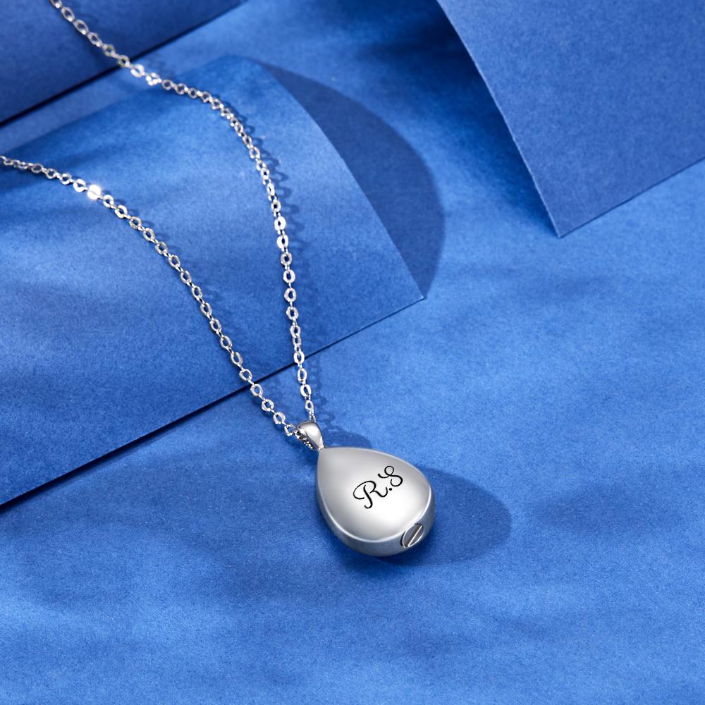 Custom Engraved Necklace Urn Pendant Commemorate Gifts
