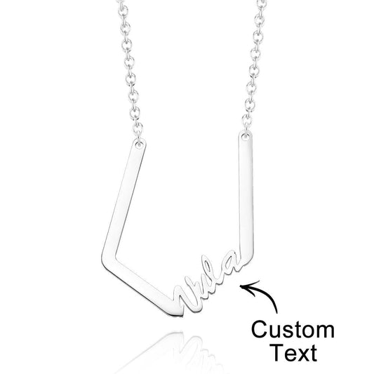 Personalized Name Necklace Special Look Letter Necklace for Her