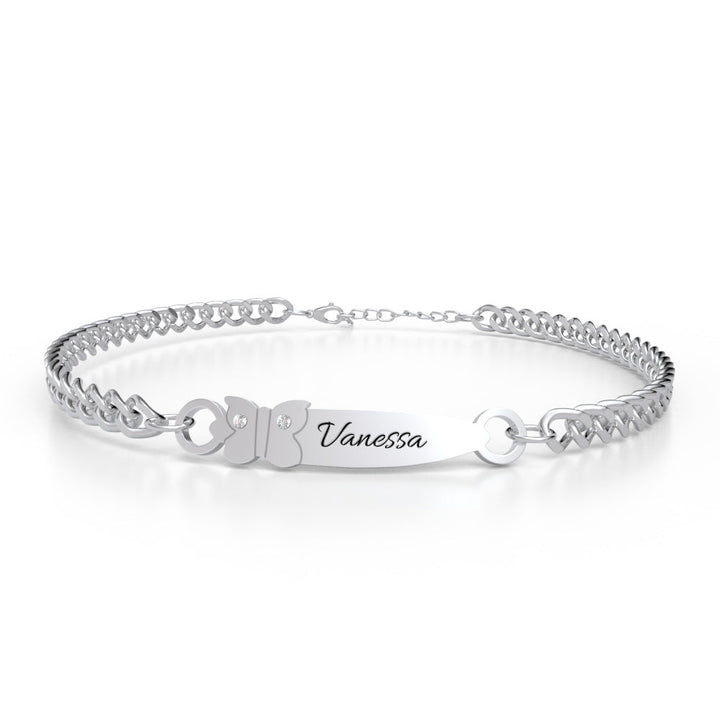 Custom Engraved Bracelet Birthday Gift Personalized Bracelet for Her