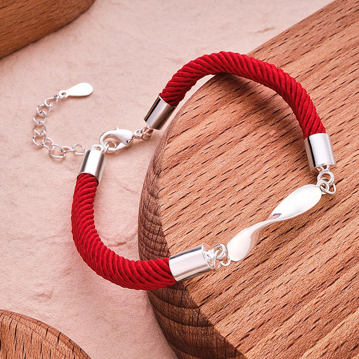 Personalized Engraved Rope Bracelet Set Exquisite Bracelet For Couples