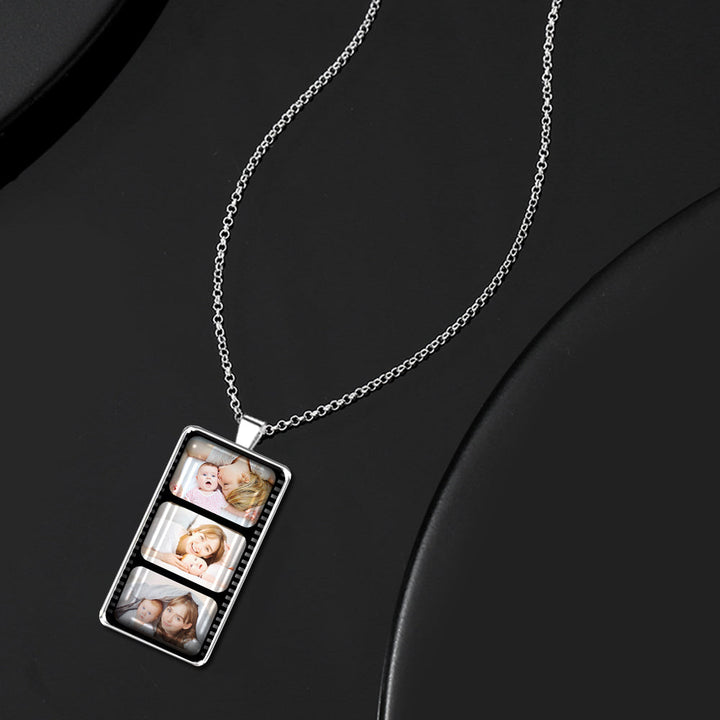 Custom Film Strip Photo Necklace