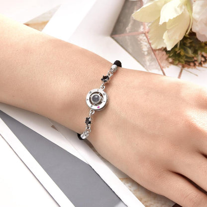 Custom Projection Photo Bracelet Copper