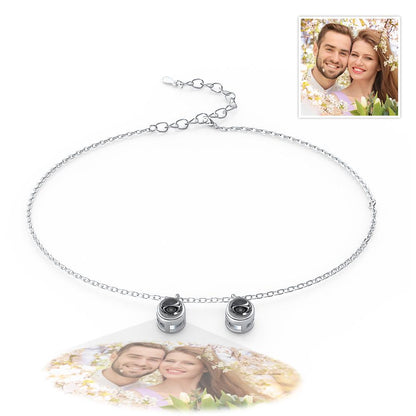 Custom Photo Projection Bracelet Minimalist Gift Memorial Photo Jewelry Trendy Best Friend Gift for Her