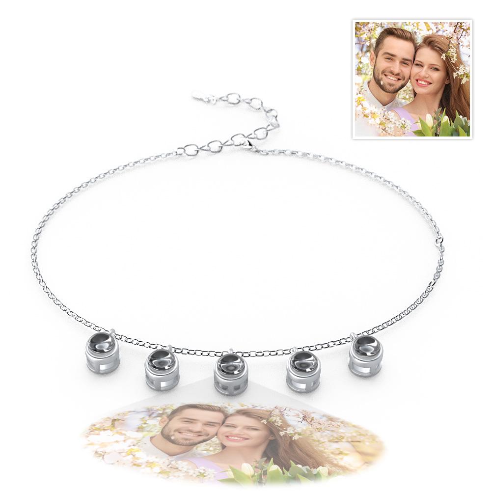 Custom Photo Projection Bracelet Minimalist Gift Memorial Photo Jewelry Trendy Best Friend Gift for Her