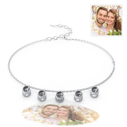 Custom Photo Projection Bracelet Minimalist Gift Memorial Photo Jewelry Trendy Best Friend Gift for Her