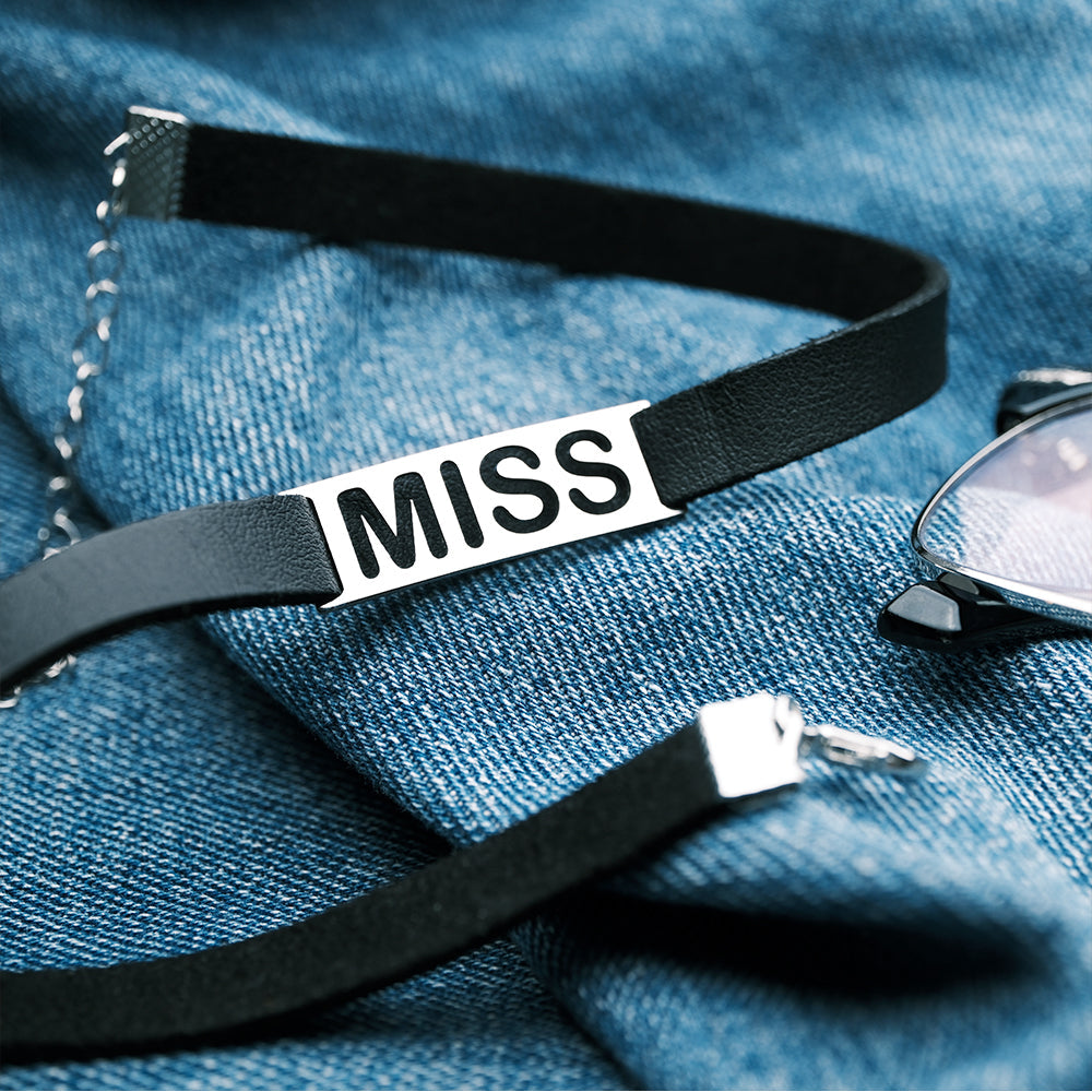 Personalized Name Necklace Fashion Special Hollow Text Choker Gifts For Her