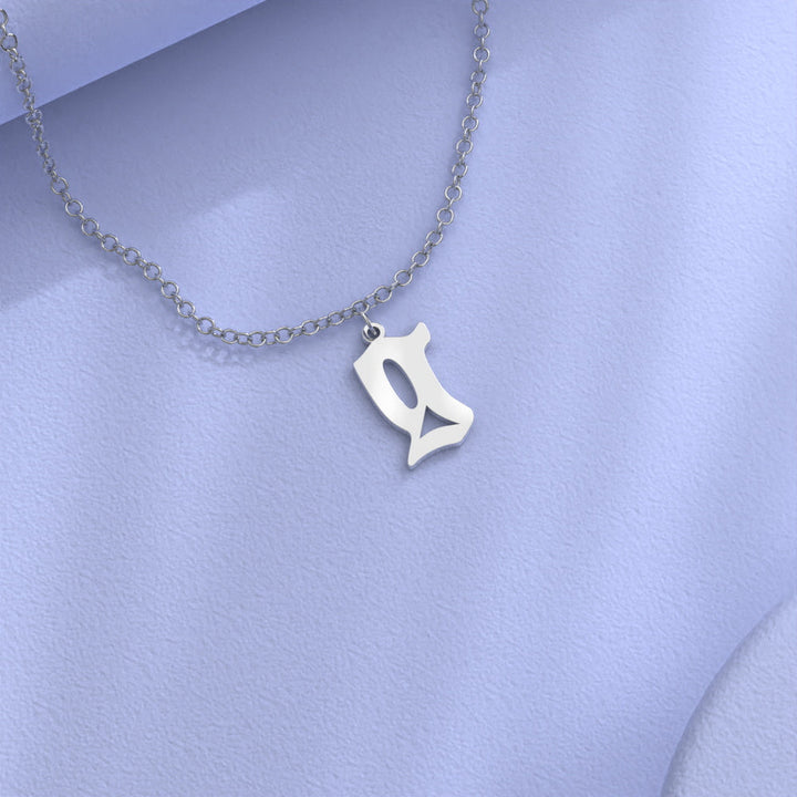 Custom Initial Necklace Personalized Letter Necklace Gift