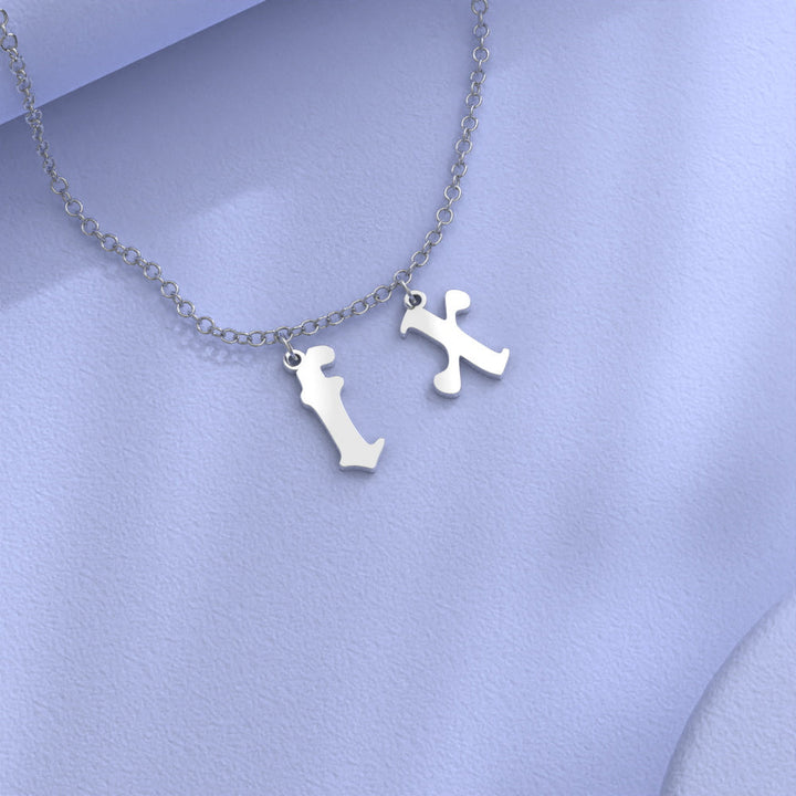 Custom Initial Necklace Personalized Letter Necklace Gift