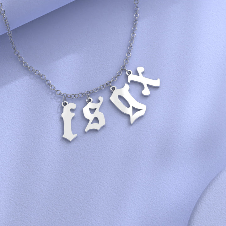 Custom Initial Necklace Personalized Letter Necklace Gift