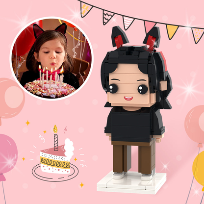 Daughter's Birthday Gifts Full Custom Brick Figures Personalized Photo Brick Figures