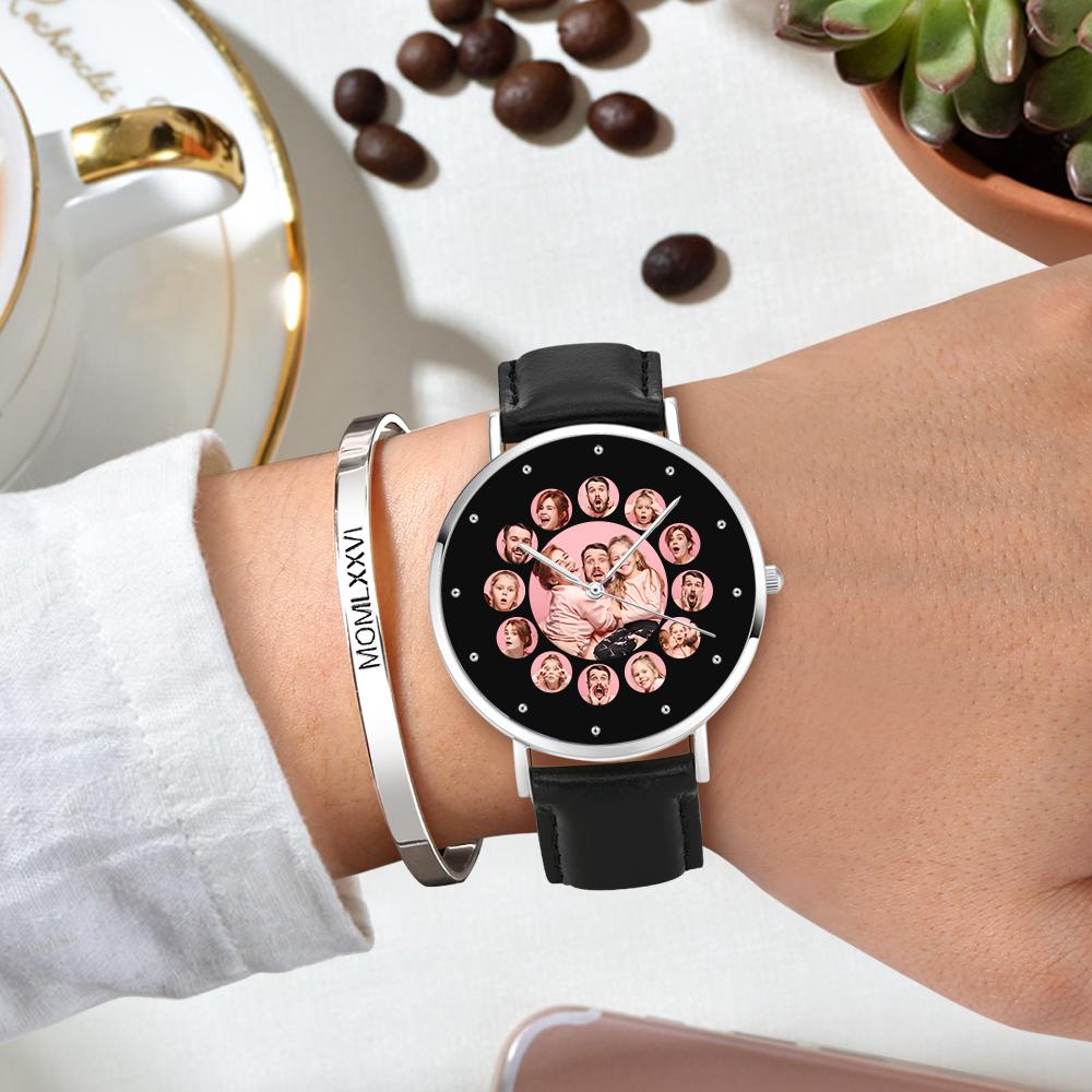 Custom Family Photo Watch Collage 13 Instagram Pictures 40mm