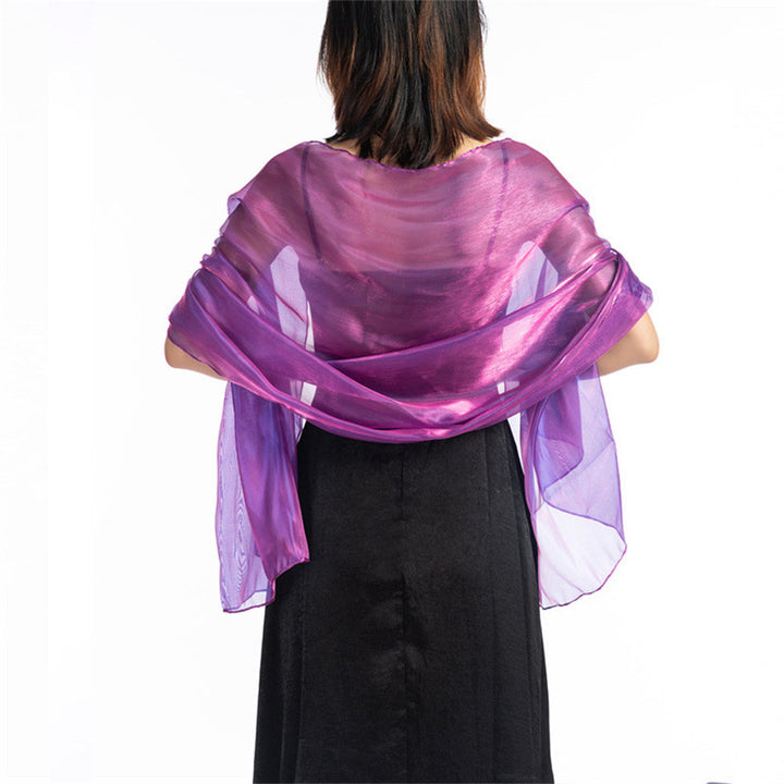 Central Chic Bridesmaid Iridescent Wrap Shawl Pashmina For Weddings Parties Brides Bridal Wear