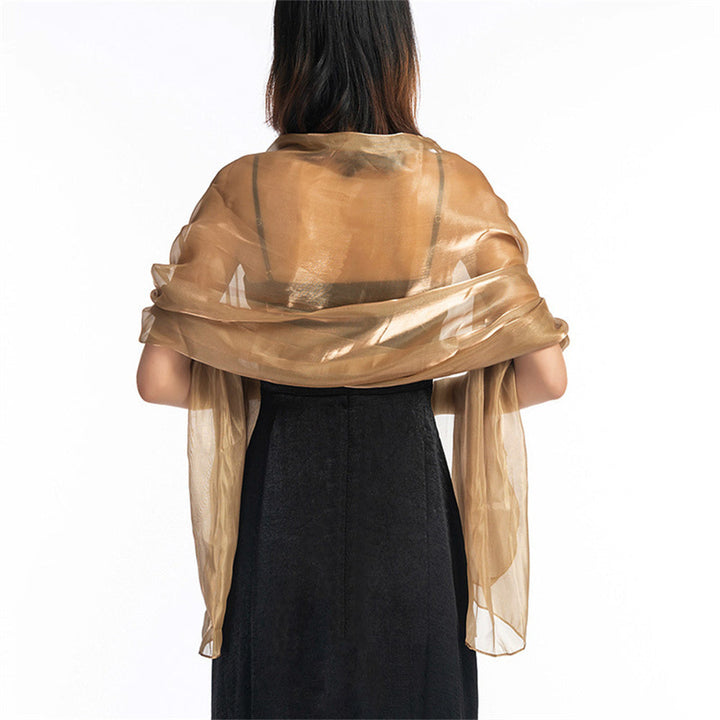 Central Chic Bridesmaid Iridescent Wrap Shawl Pashmina For Weddings Parties Brides Bridal Wear